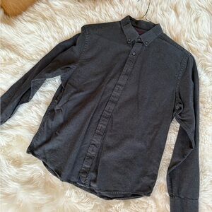 UNTUCKit Charcoal Casual Button-Down Shirt